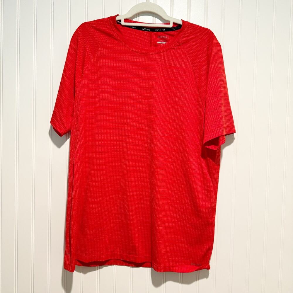 Skora Red Quick Dry Running Shirt Mens Large